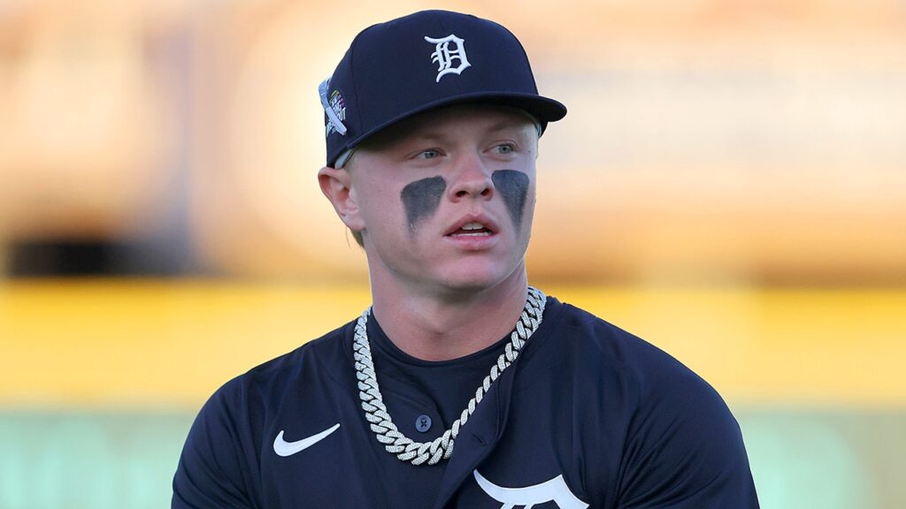 Tigers top prospect goes viral for unfiltered reaction to Pirates’ Seth Hernandez’s 102 mph heater