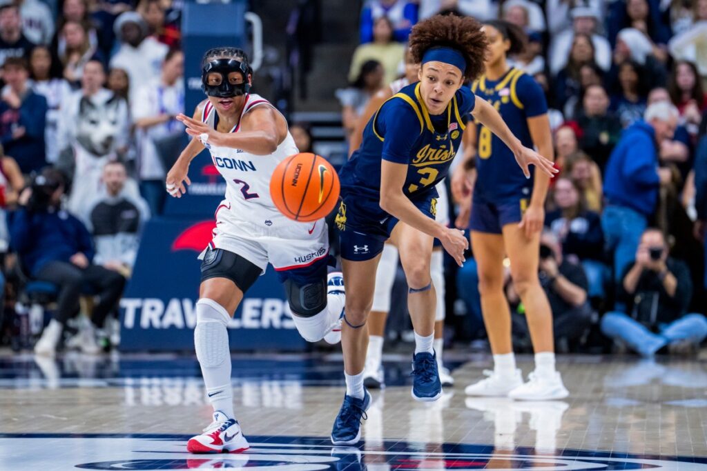 Notre Dame’s Hannah Hidalgo Puts UConn on Upset Alert Before Elite 8 Clash