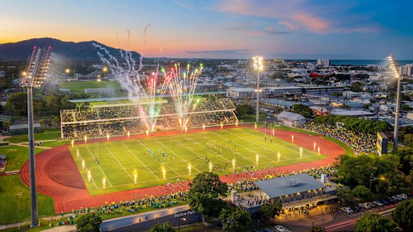 Barlow Park in Cairns will be upgraded to a permanent 15,000-capacity stadium.