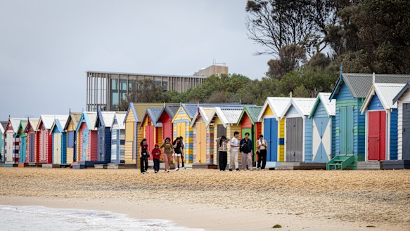 The Brighton bathing boxes are visited by millions of people each year.