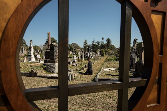 Space is at a premium at Rookwood Cemetery. 