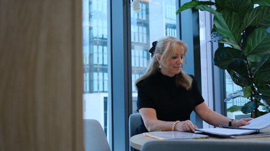 Queensland Human Rights Commissioner Debbie Platz APM in her Brisbane office during her first month in the role.