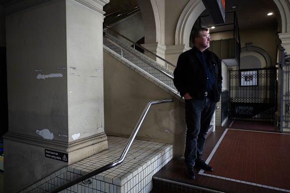 John McAslan + Partners director Troy Uleman at Brisbane’s Central Station.