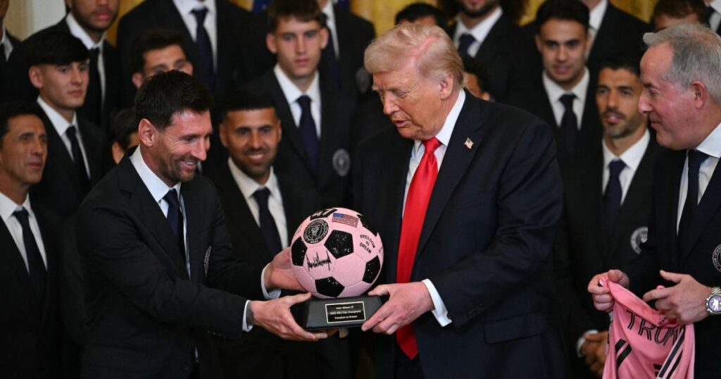 President Trump Had No Idea Lionel Messi Was Coming to the White House: ‘Lot of Things Going On’