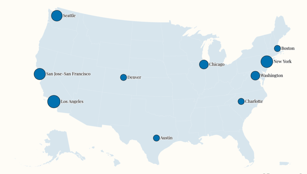 Map Shows Cities Facing Biggest Exodus