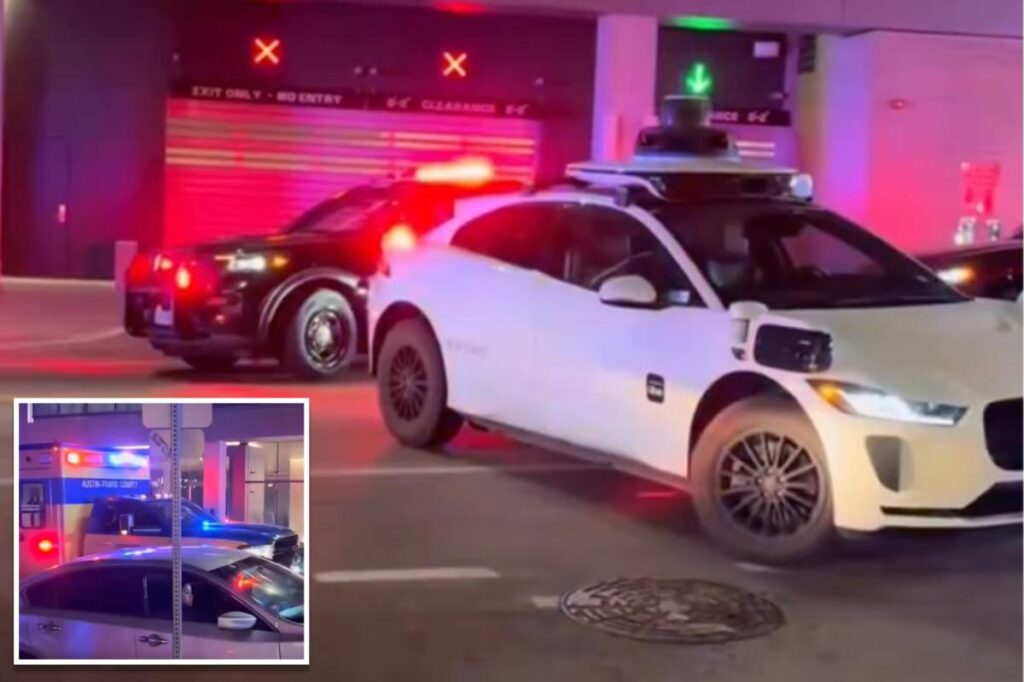 Video shows self-driving Waymo car blocking emergency vehicles responding to deadly Austin shooting