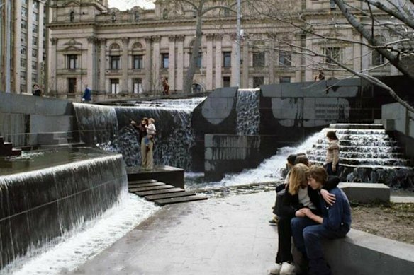 Melbourne’s City Square was a tranquil hideaway in 1980.