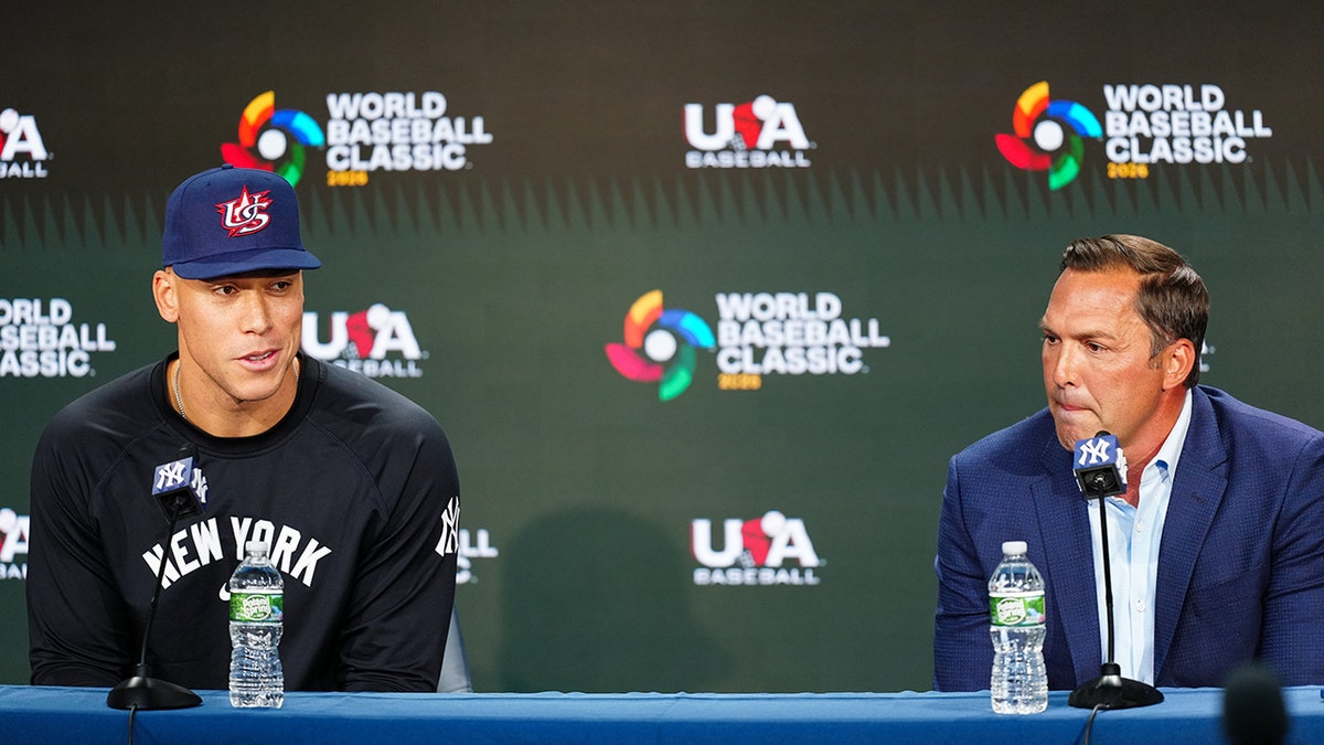 Aaron Judge and Mark DeRosa before WBC