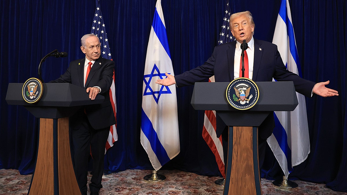 Israeli Prime Minister Benjamin Netanyahu and U.S. President Donald Trump