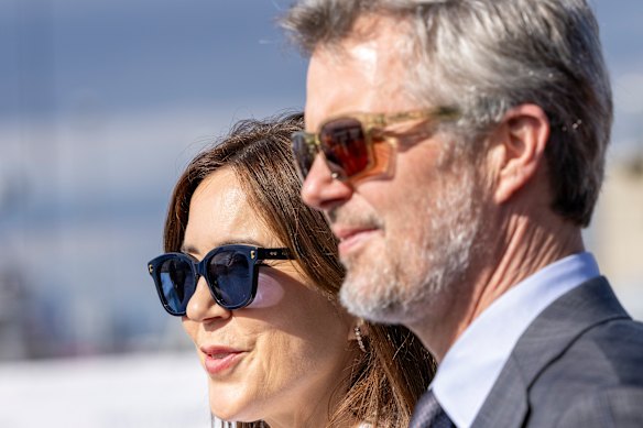 Mary and Frederik at the Port of Melbourne Education Centre.