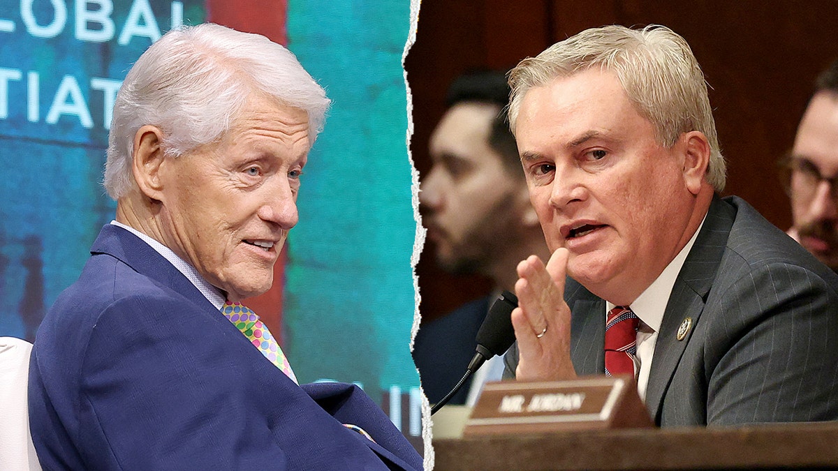 Former U.S. President Clinton and Kentucky Republican Congressman James Comer