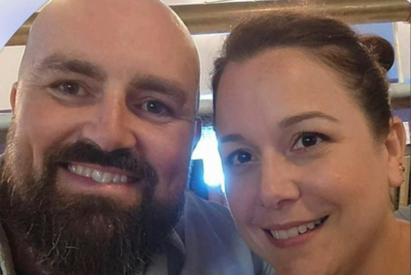 Blake Seers (left) and partner Kate Paterson (right).