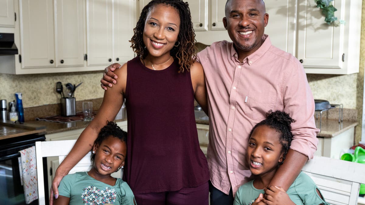 US Senate candidate from Mississippi Scott Colom and his family