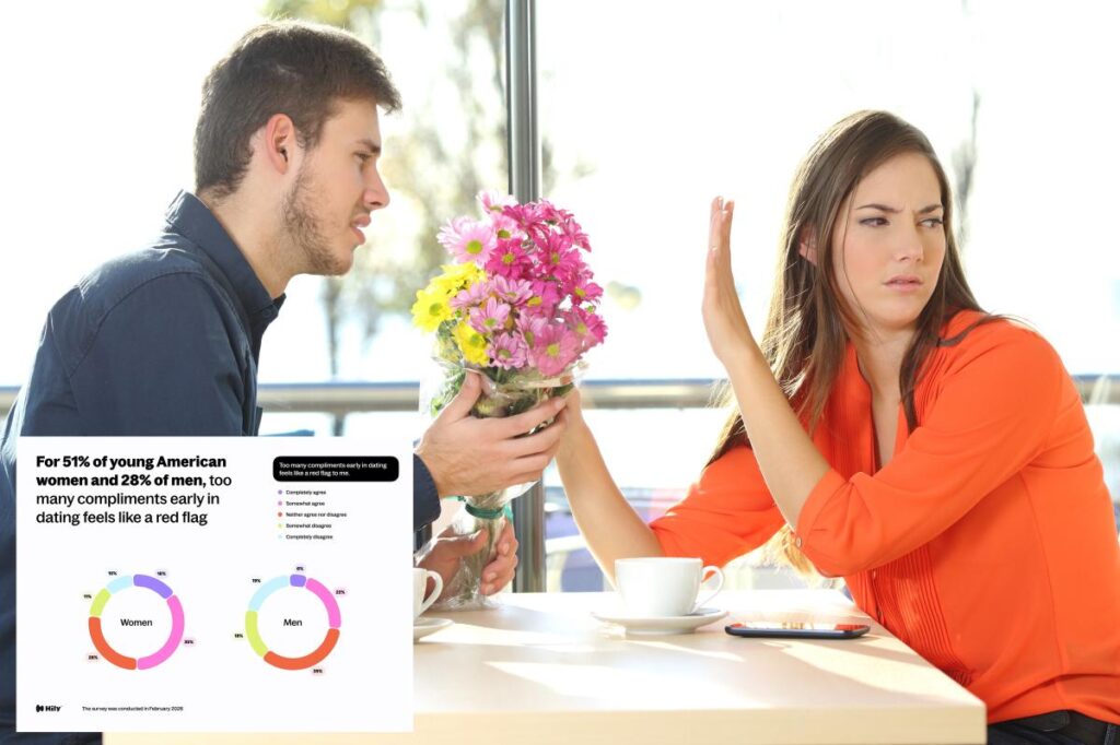 Beware of ‘unsettling’ red-flag compliments early in dating, expert warns, as most women agree it’s just ‘love-bombing’ — to get them into bed