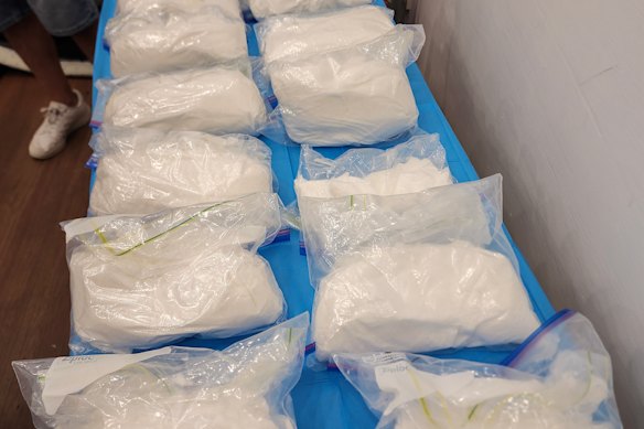 Police say cocaine, MDMA, cannabis, LSD, ketamine and diazepam were found at Byrne’s home.