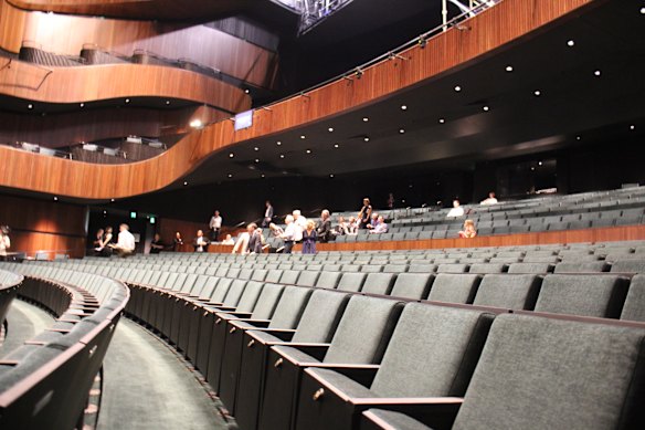 The theatre design utilises locally sourced sustainable materials including Queensland Grey Ironbark.