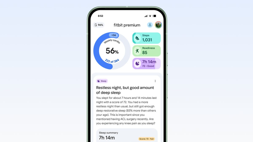 Fitbit’s Personal Health Coach Will Soon Understand Your Medical Records