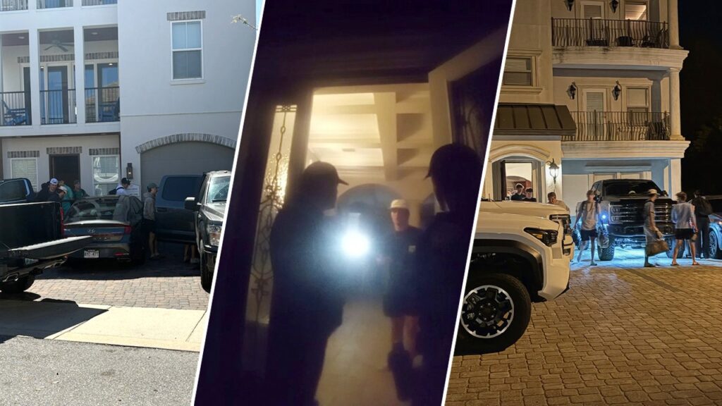 Florida deputies mock rowdy spring breakers with NCAA-style scoreboard as arrests surge