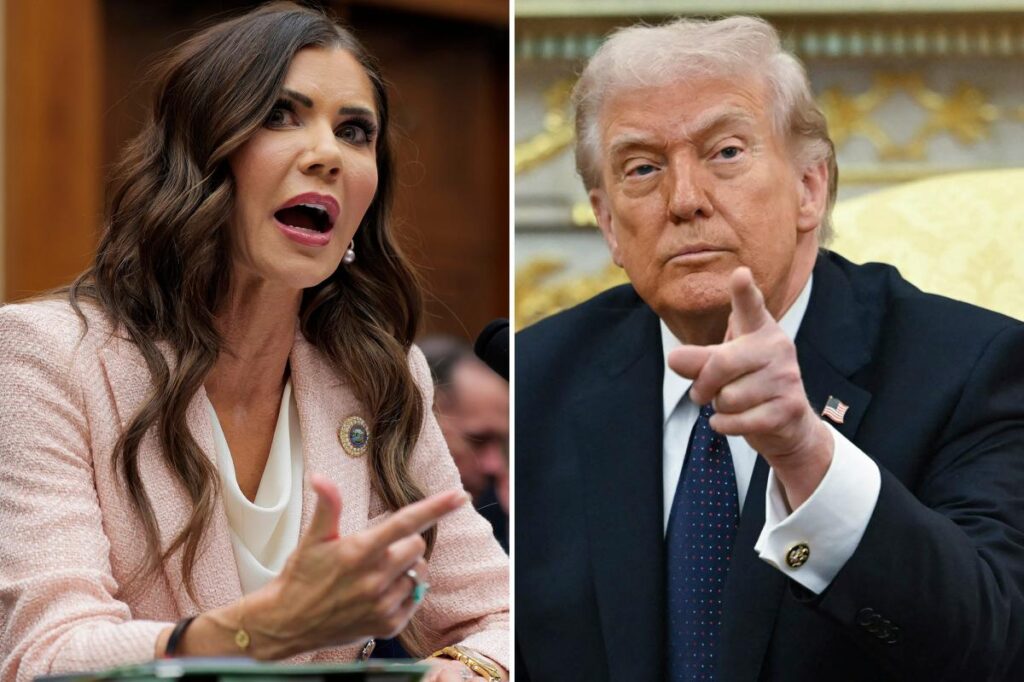 Trump fires Kristi Noem in first Cabinet shakeup of second term —taps senator for replacement