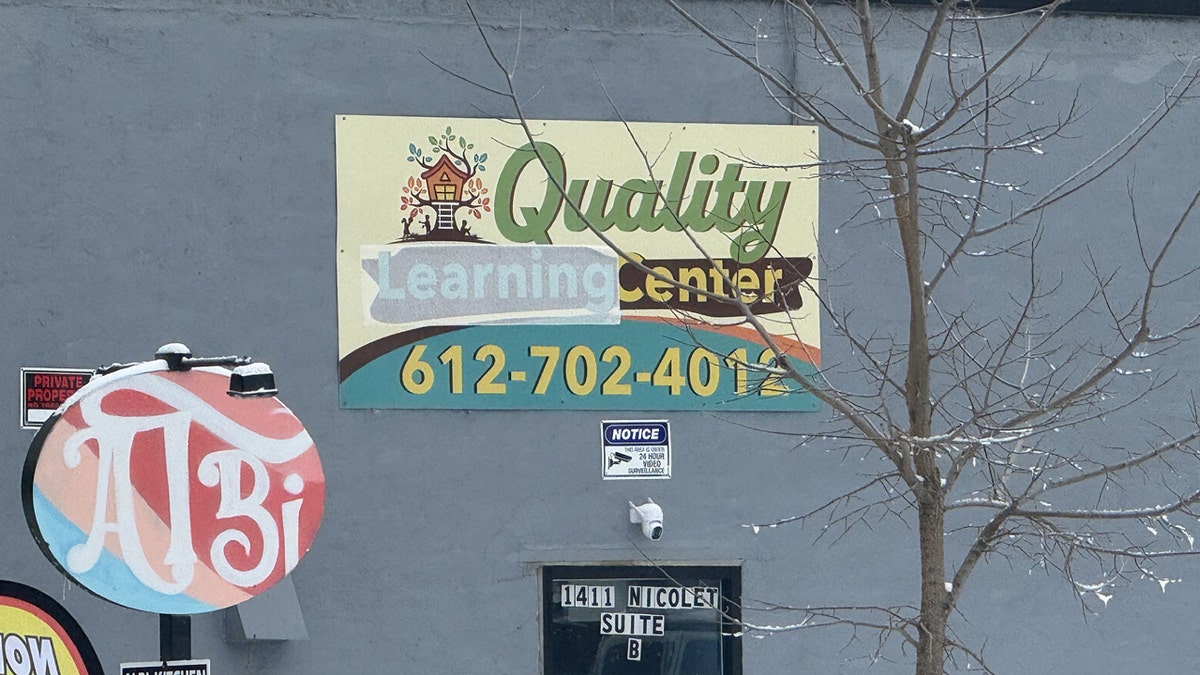Quality learning center sign