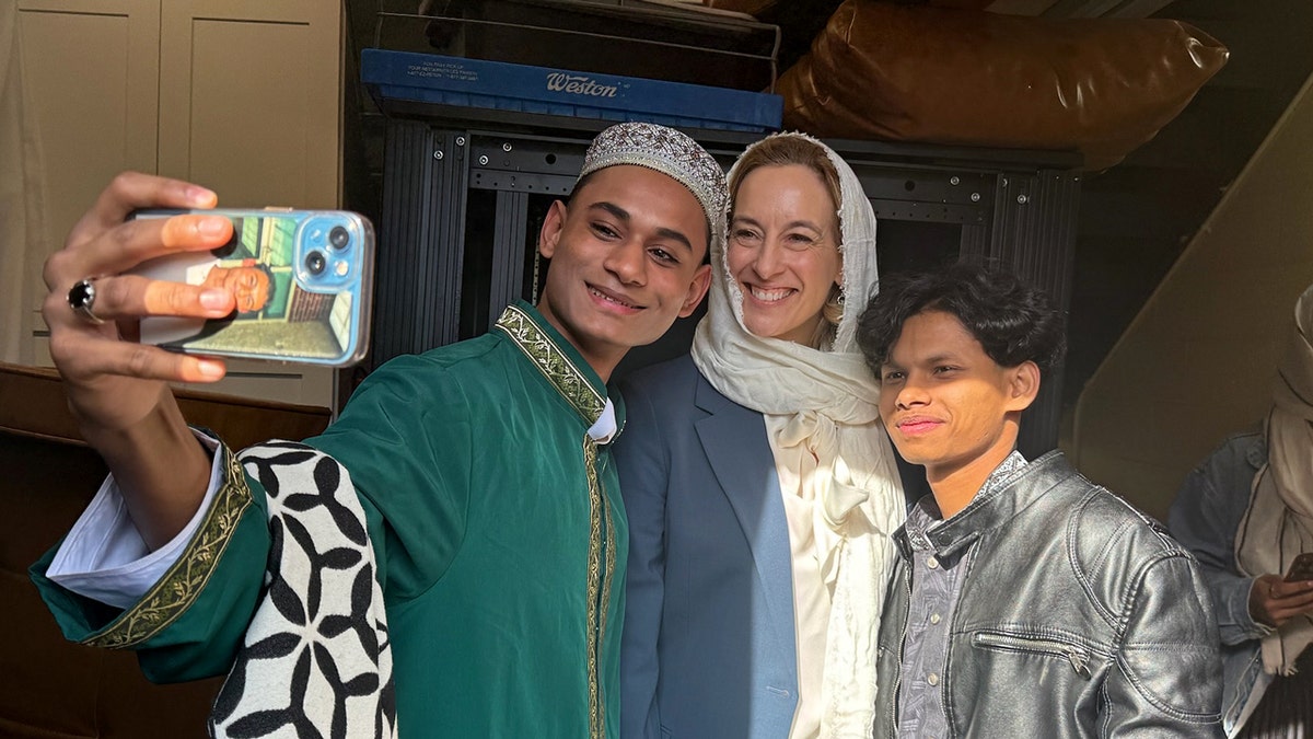 Mikie Sherill poses for a selfie