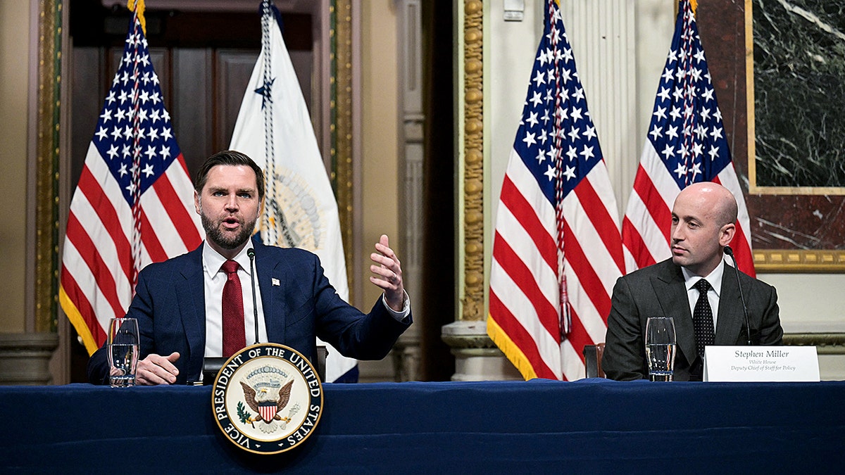 VP Vance and WH Deputy Chief of Staff Stephen Miller