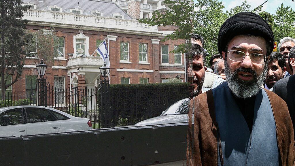 Iran’s new supreme leader linked to properties with ‘line of sight’ into Israeli UK Embassy