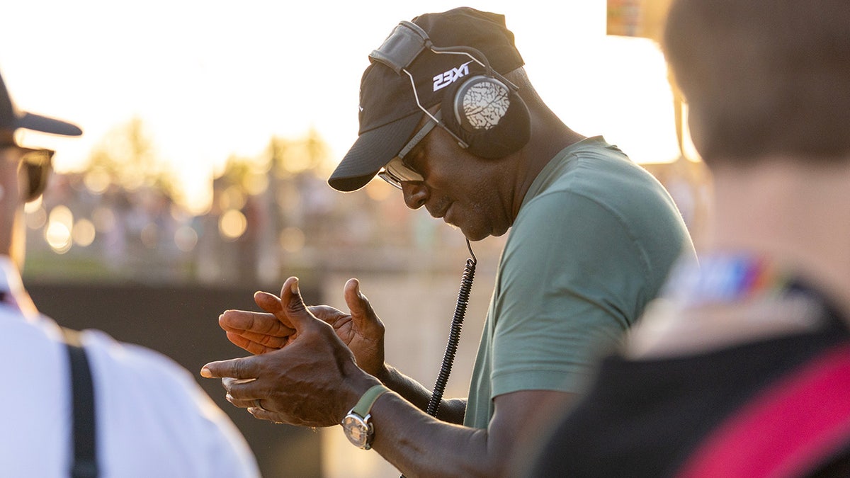 Michael Jordan in the pits