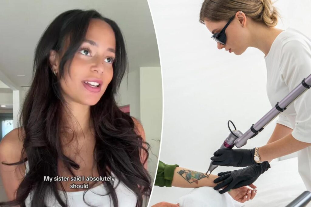 Influencer reveals ‘disgusting’ complication of tattoo removal Influencer reveals ‘disgusting’ complication of tattoo removal