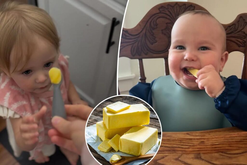 Exclusive | Meet the tots whose parents are feeding their kids sticks of raw butter — all in the name of health