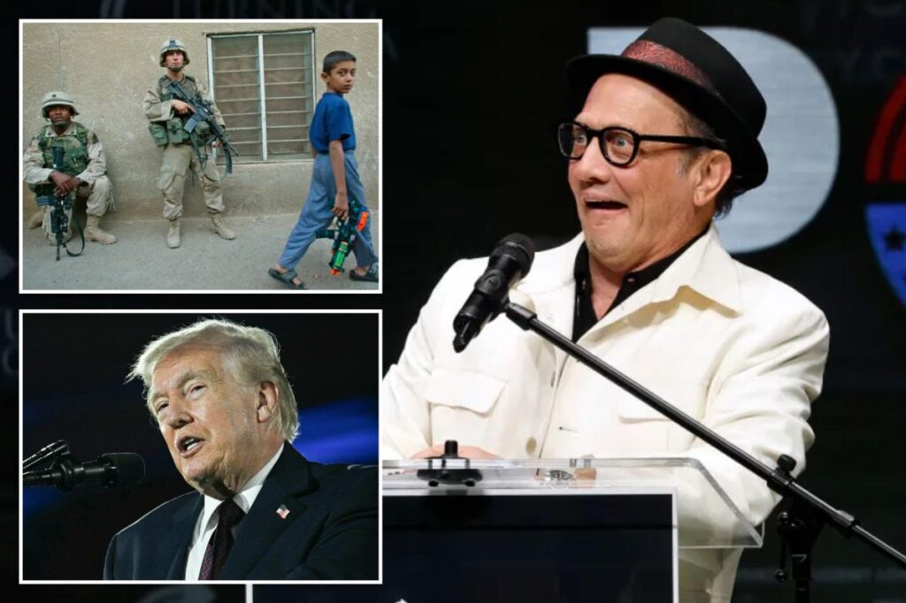 Rob Schneider calls for US to ‘restore military draft  for our nation’s young people’ amid Iran war