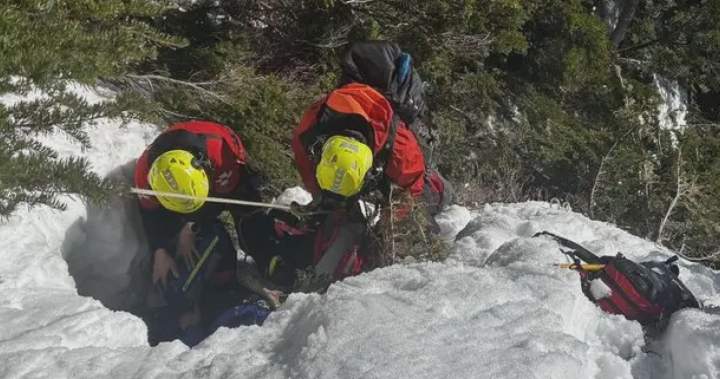 2 hikers among 14 rescued from B.C. mountain, officials say 1 in critical condition 2 hikers among 14 rescued from B.C. mountain, officials say 1 in critical condition