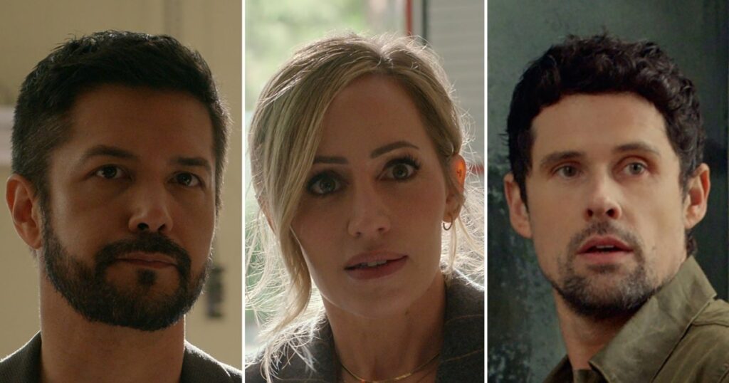 Virgin River’s Ben Hollingsworth, Zibby Allen and Marco Grazzini Address Burning Love Triangle Questions (Exclusive)