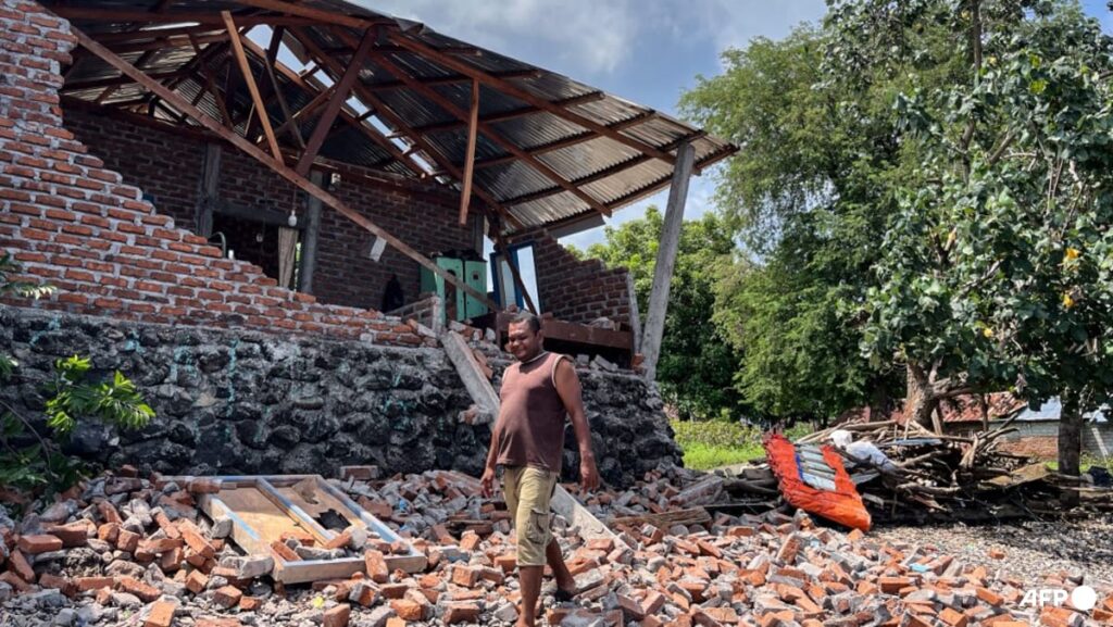 Shallow Indonesian 4.9-magnitude quake damages houses, injures residents