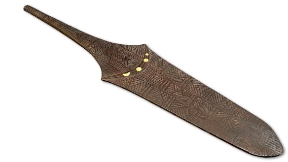 The Fiji Islands Kinikini War Club that was sold at auction.
