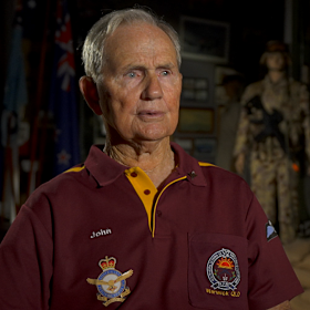 Military history writer and researcher John Telfer.