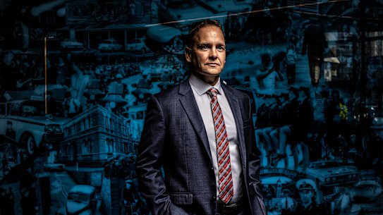 Victoria Police Detective Sergeant Jason Regan was part of a major undercover operation. 