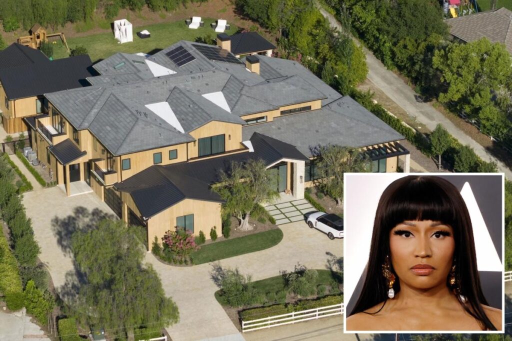 Cops rush to Nicki Minaj’s mansion as man stalks her backyard