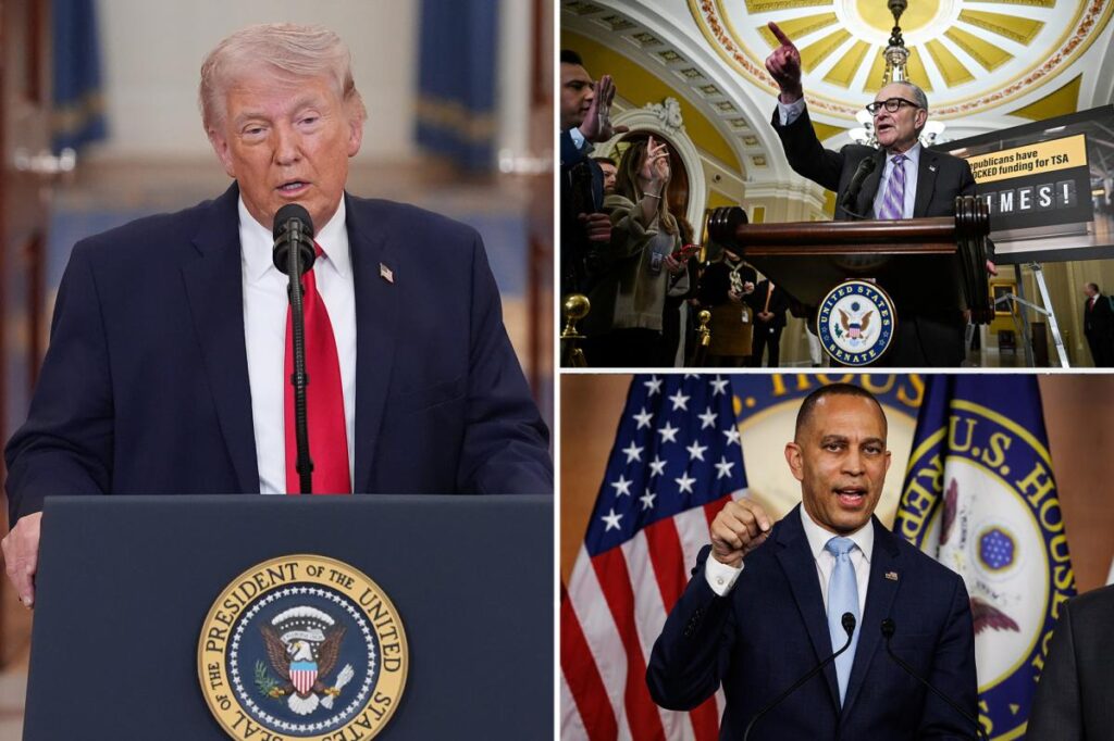 Trump sued by Schumer, Jeffries over executive order to increase federal involvement in elections