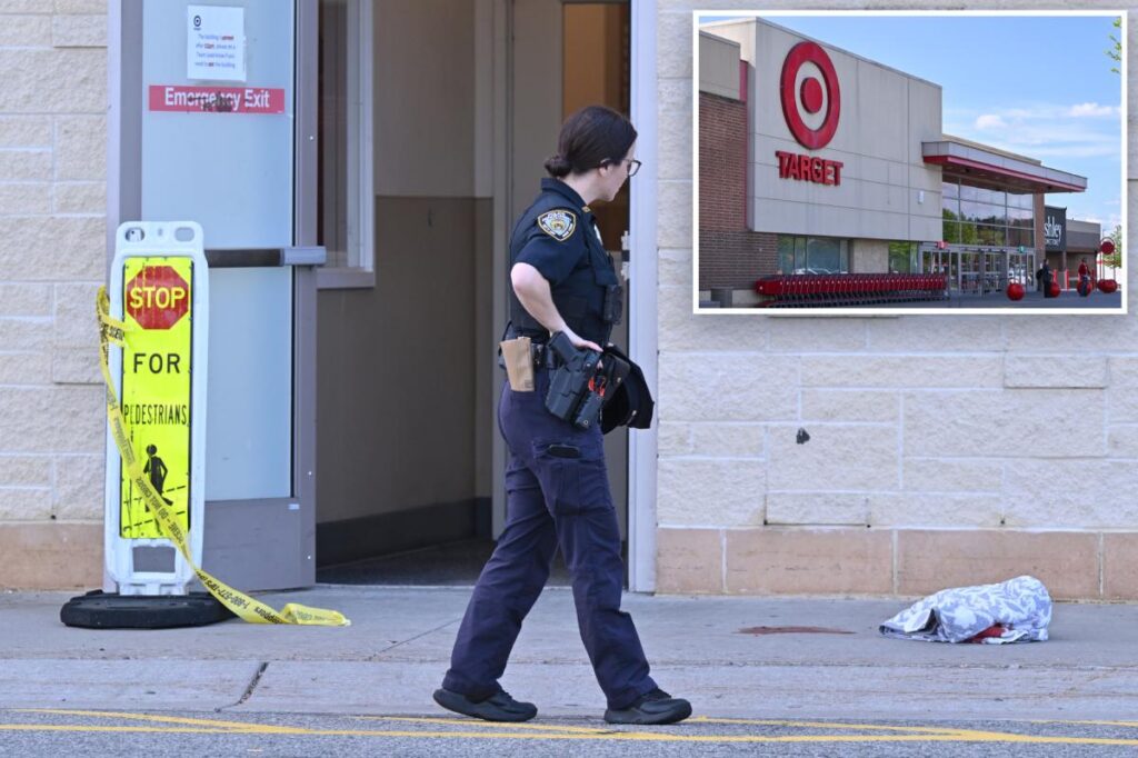Brazen gunman shot girlfriend outside NYC Target — then fled on a motorcycle