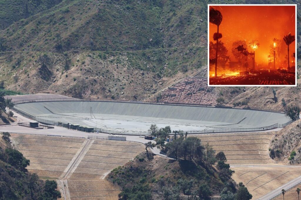 Fury as notorious Palisades reservoir blamed for deadly wildfire response is empty again