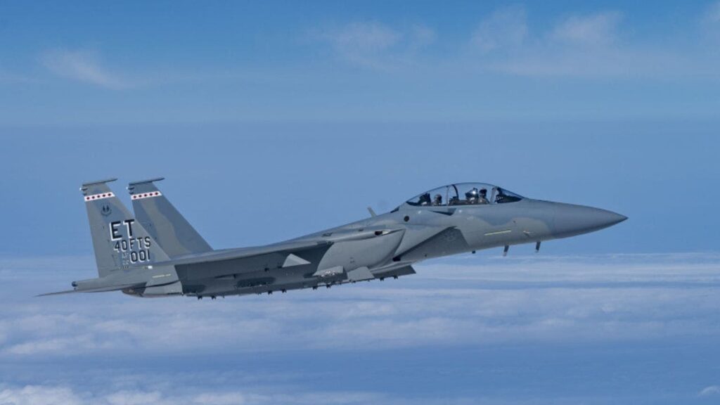 President Donald Trump briefed on downed F-15 fighter jet in Iran