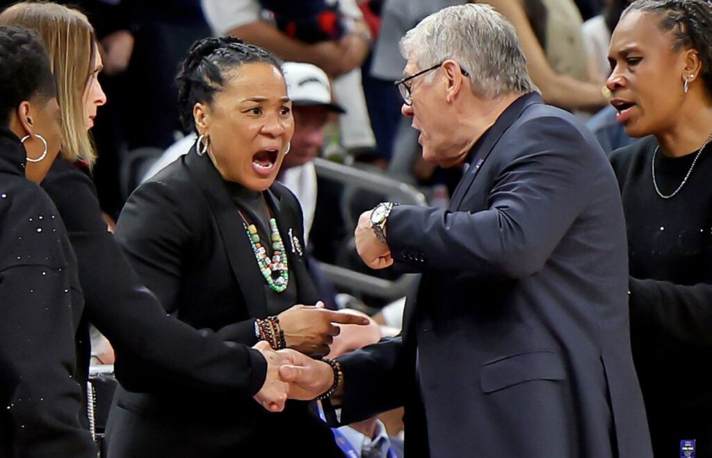 Dawn Staley Heard Threatening Geno Auriemma After South Carolina’s Win vs UConn