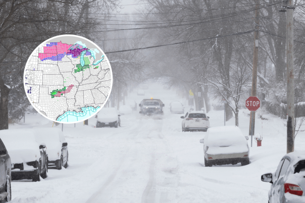 Heavy snow and ice warning as 12 inches to strike