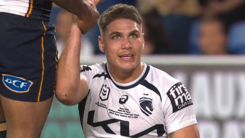 Walsh hospitalised after Broncos hold off gutsy Titans Walsh hospitalised after Broncos hold off gutsy Titans