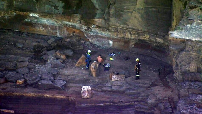 Boy rescued from cliff at Turimetta Beach Headland, Warriewood Boy rescued from cliff at Turimetta Beach Headland, Warriewood