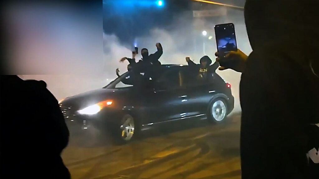 LA-area street takeover shooting caught on camera; locals scared, vow to move LA-area street takeover shooting caught on camera; locals scared, vow to move