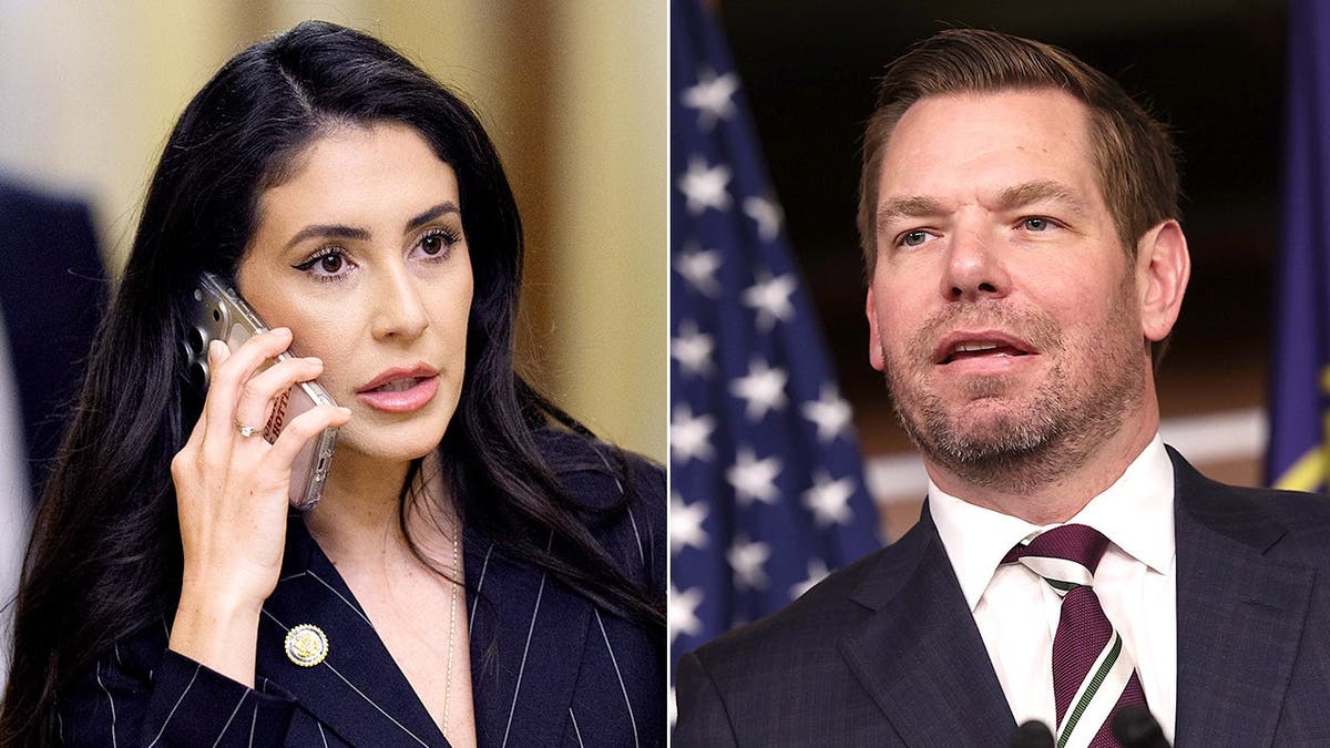 Split image of Rep. Anna Paulina Luna and Rep. Eric Swalwell.