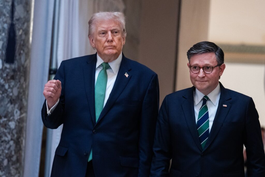 Mike Johnson Describes Talk With Donald Trump Over AI Jesus Image Mike Johnson Describes Talk With Donald Trump Over AI Jesus Image