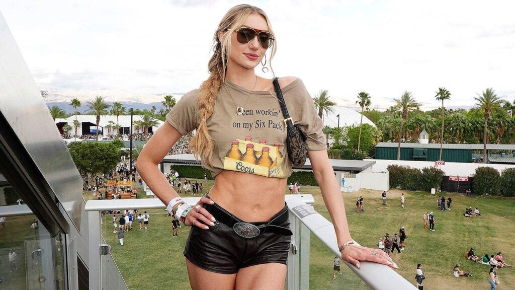 Sparks star Cameron Brink shows off toned abs at Coachella ahead of highly anticipated WNBA season